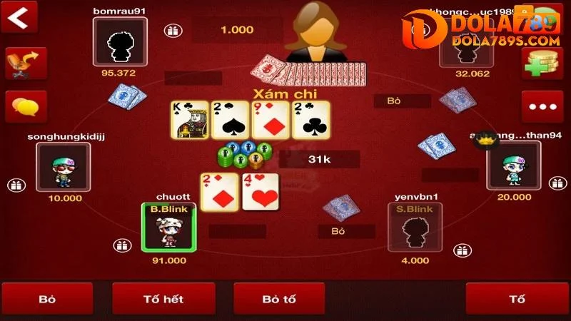 Phỏm trong game bài Dola789